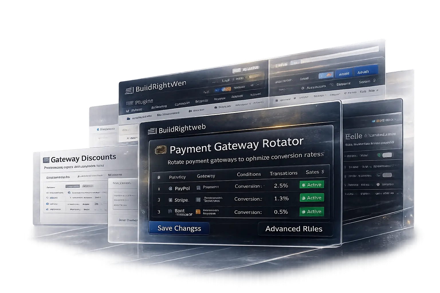 BuildRightWeb WordPress plugin interface showcase